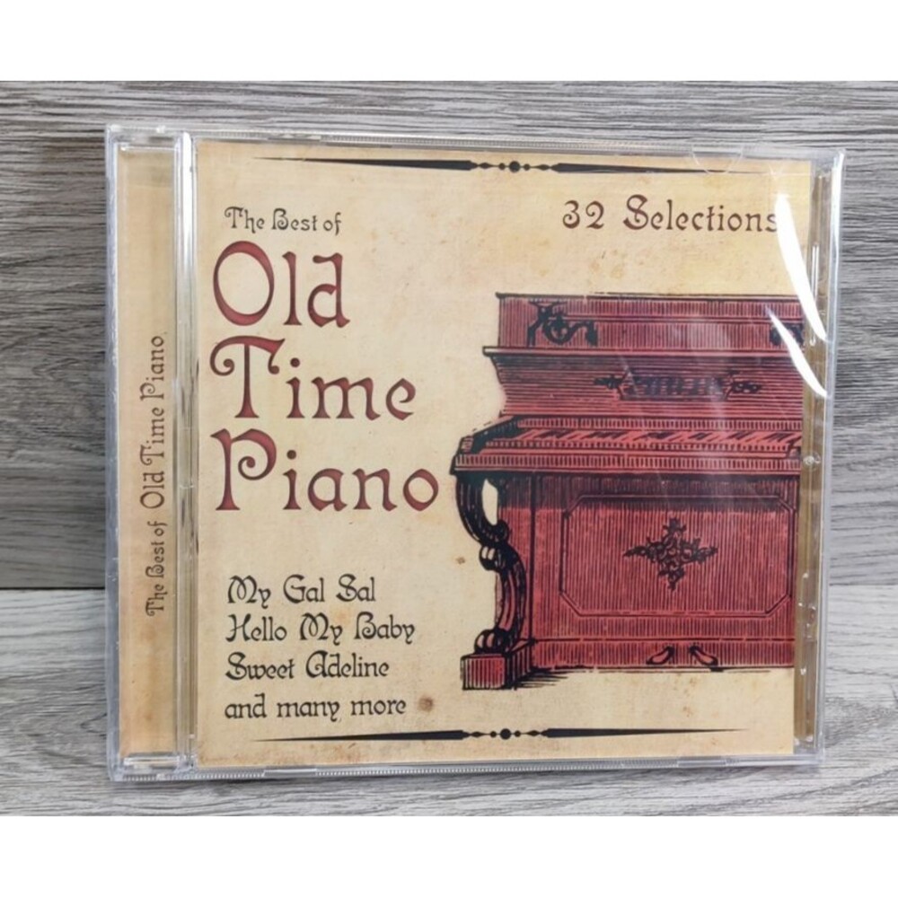 The Best of Old Time Piano CD My Gal Sal Hello My Baby Sweet Adeline SEALED NEW